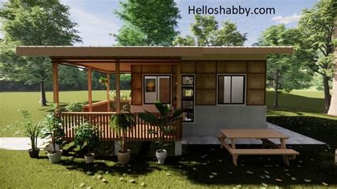 half amakan house design photos|Modern Bahay Kubo Amakan House with 33 Sqm Half .